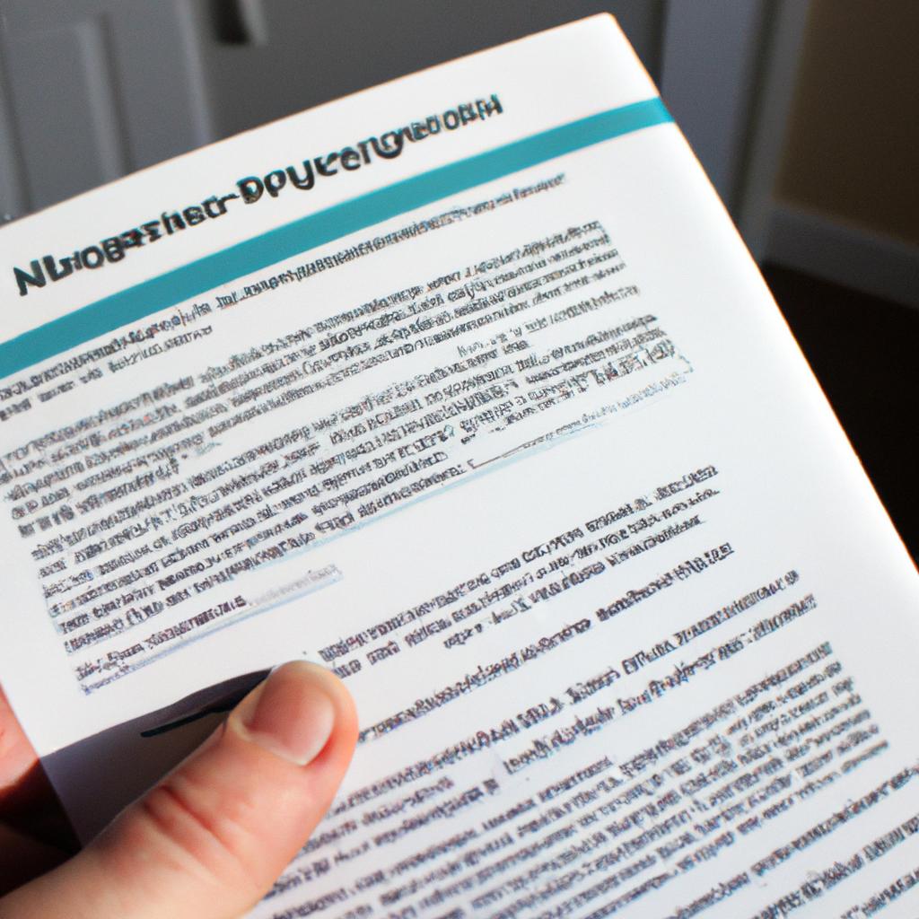 Person holding mortgage application paperwork
